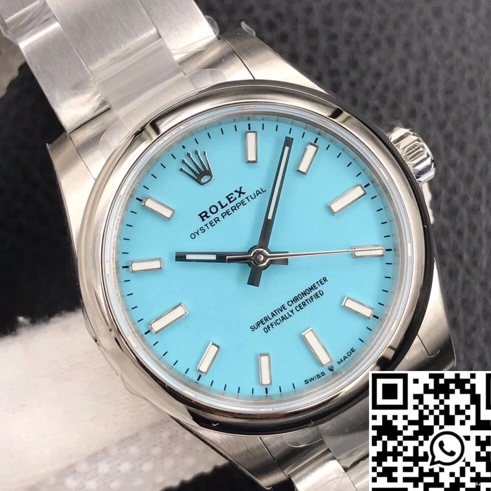 EW Factory Perpetual Blue 31MM M277200-0007 Turquoise Oyster Rolex Dial 0311